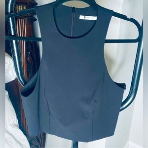 T Alexander Wang Neoprene Sleeveless Crop Top NWT